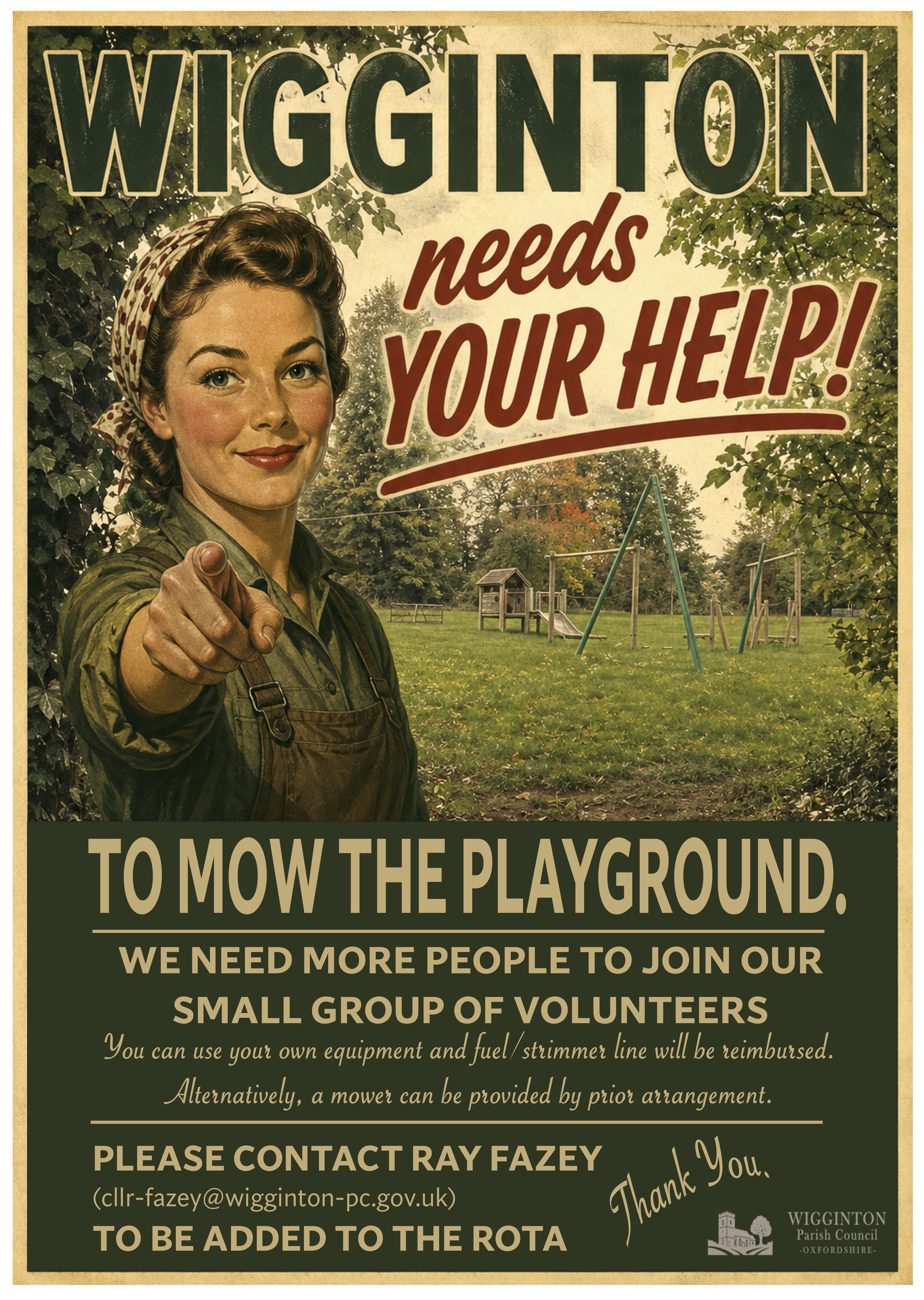 Photo of Mowing Volunteers Needed